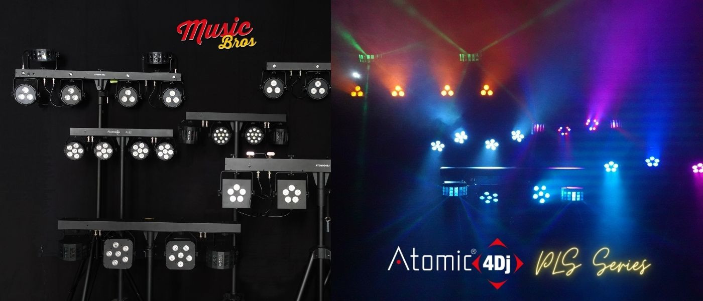Atomic4Dj PLS Series: i sistemi luce completi per tutti