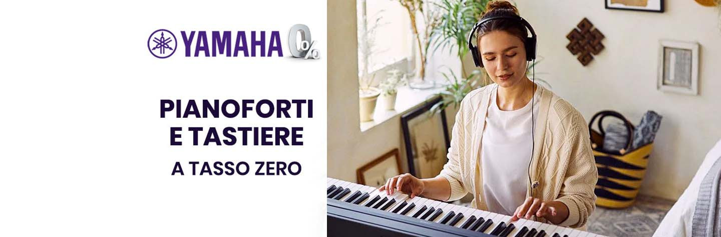 Piano e tastiere Yamaha: arriva il Tasso Zero