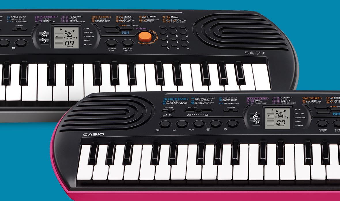 kit Set Casio SA78 tastiera pianola Elettrica Per Bambini da Scuola elettronica 